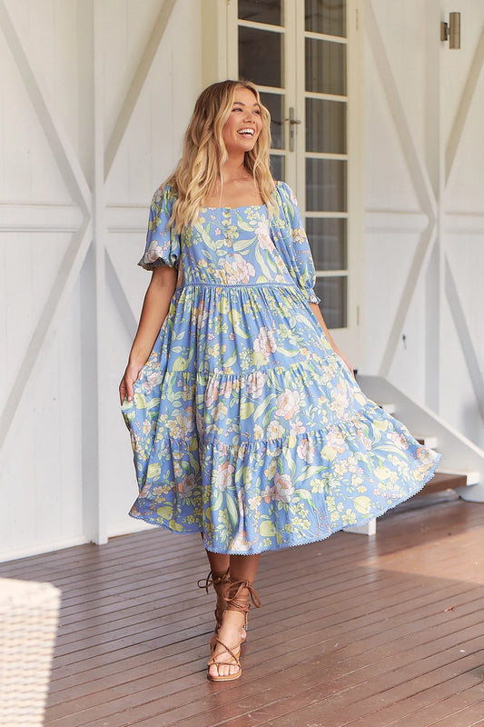 Rosella Dress - Blue Dusk