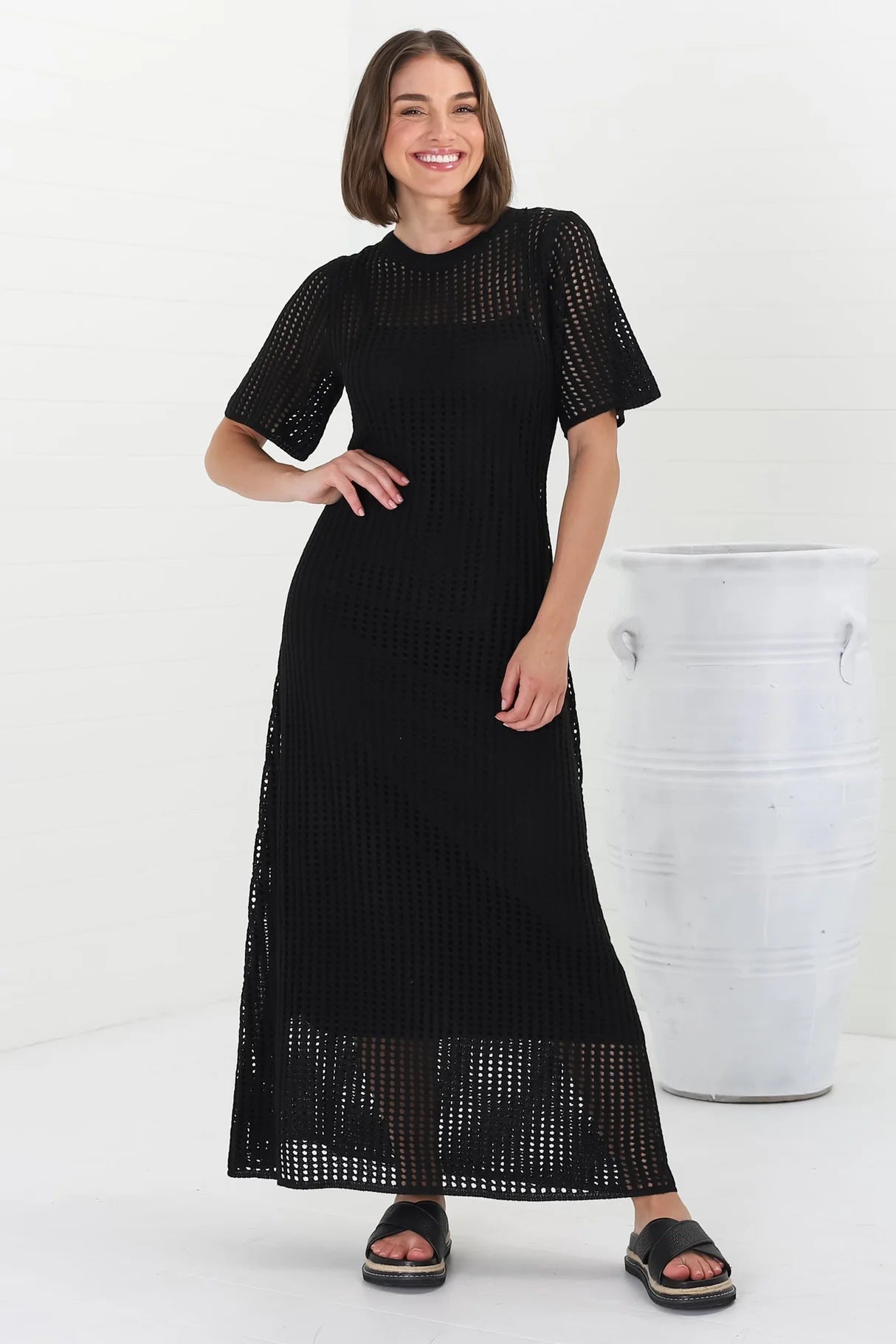 Christina Maxi Dress - Black