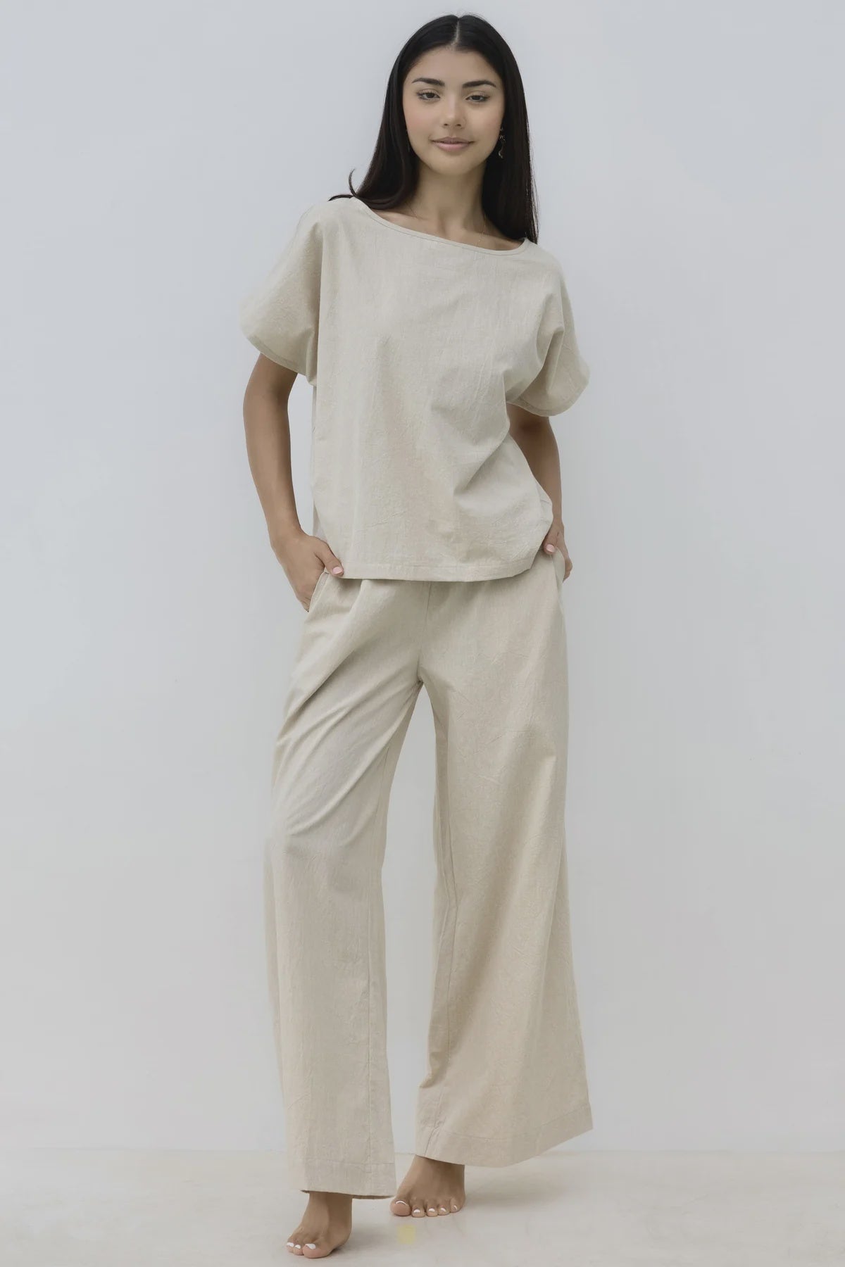 Romie pants - Natural