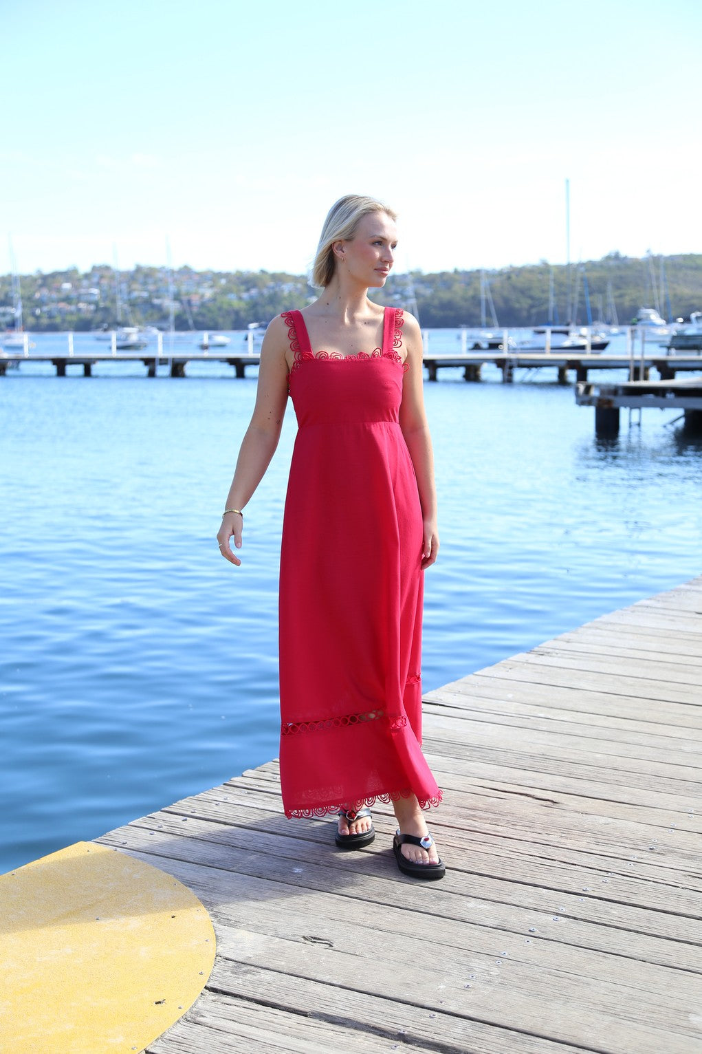 Melissa Maxi Dress - Red