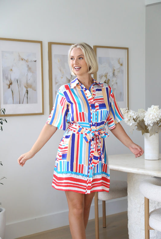 Susan Abstract Dress