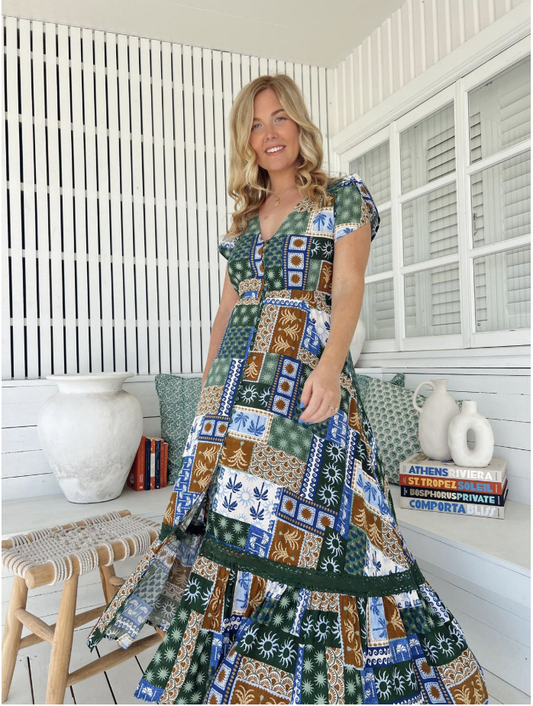 Carmen Maxi - Emerald Cove print