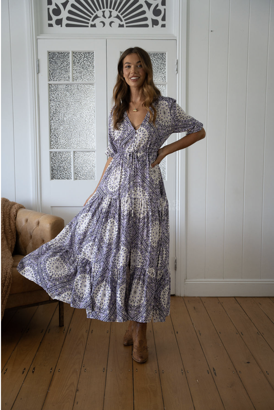 Lilac Lullaby print - Tessa Maxi