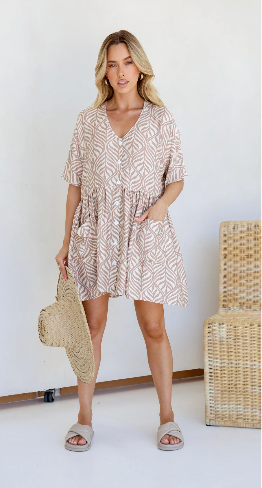 Palma Dress - Natural