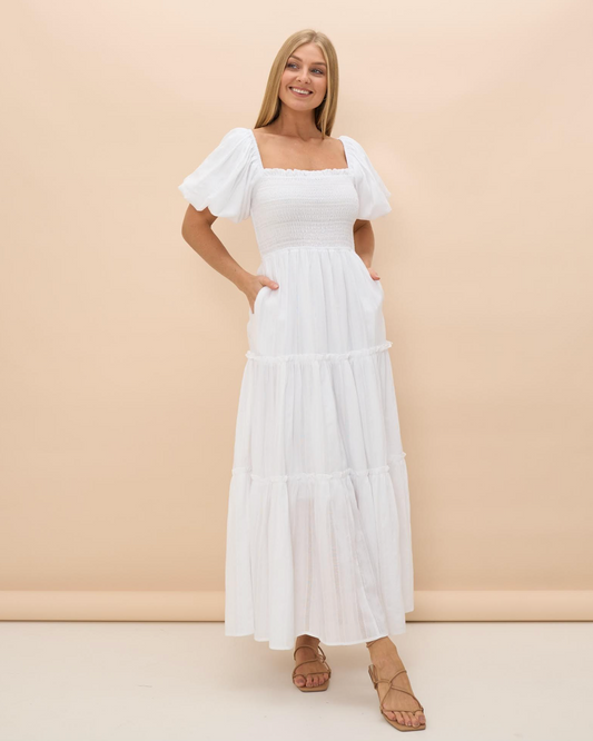Sandy Maxi Dress - White