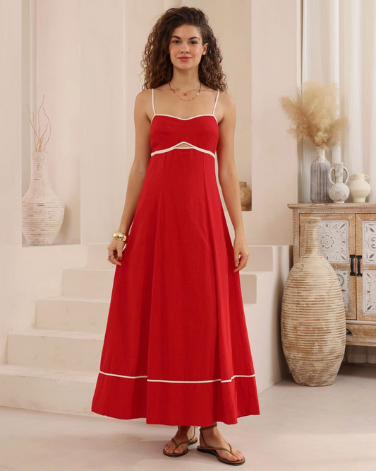 Merri Dress - Red