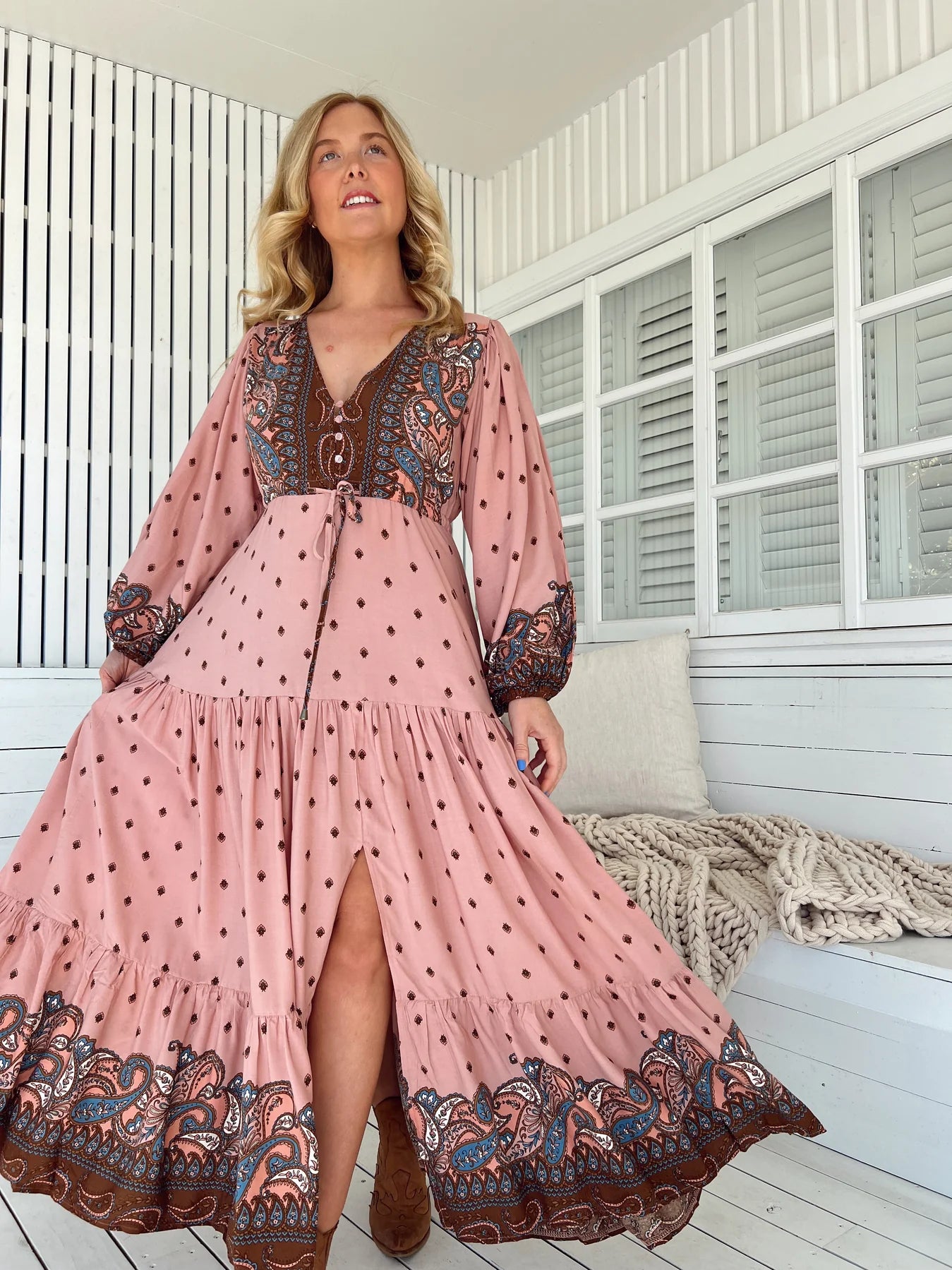 Teresa Lace Maxi Dress - Seraphina