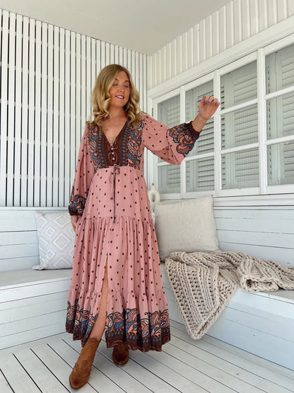 Teresa Lace Maxi Dress - Seraphina