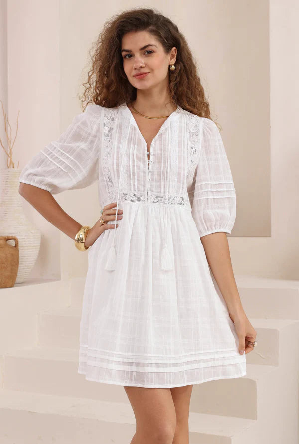 Charlotte Lace Mini Dress