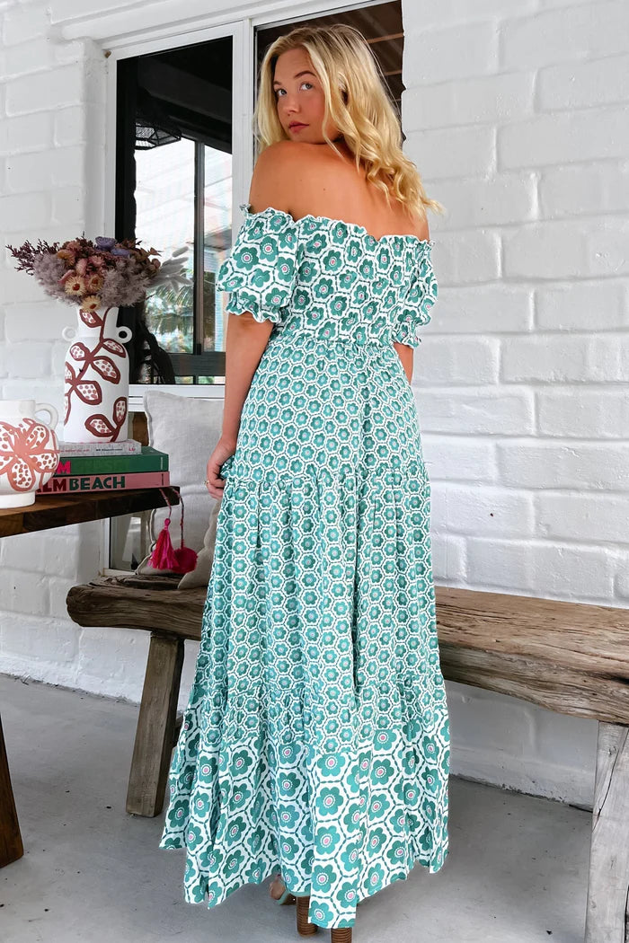 Claudette top maxi dress