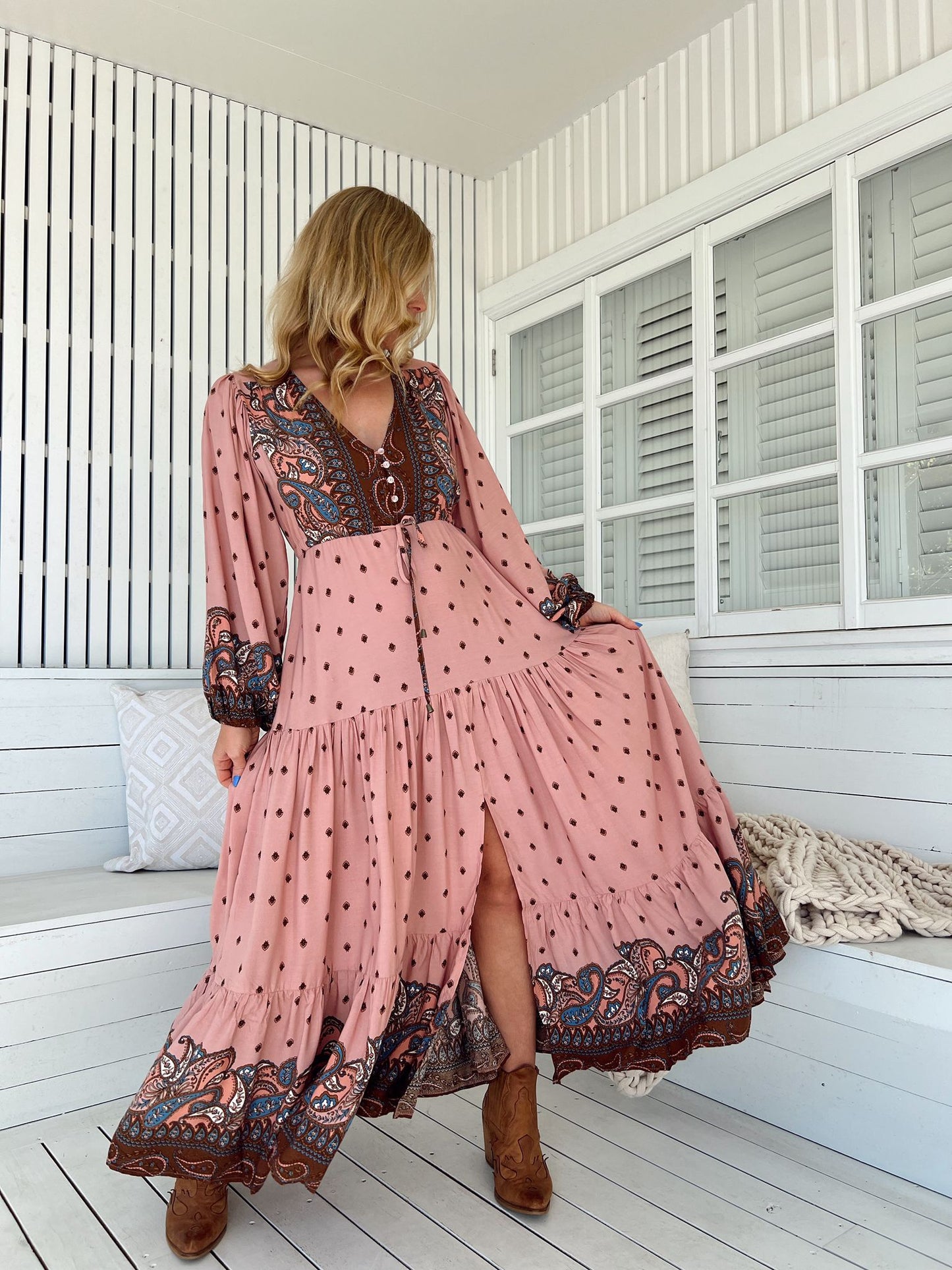 Teresa Lace Maxi Dress - Seraphina