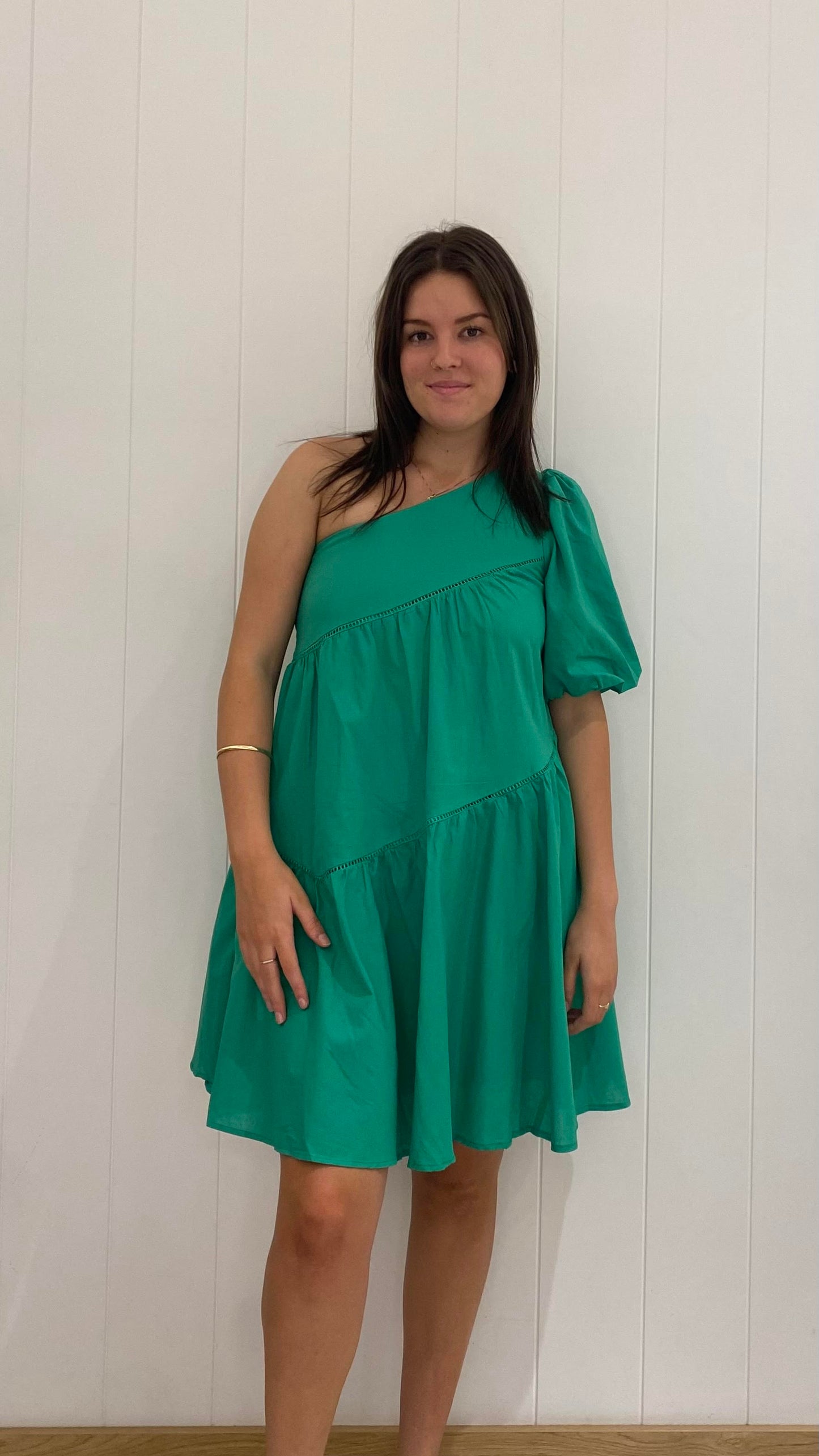 Zinna Mini Dress Green