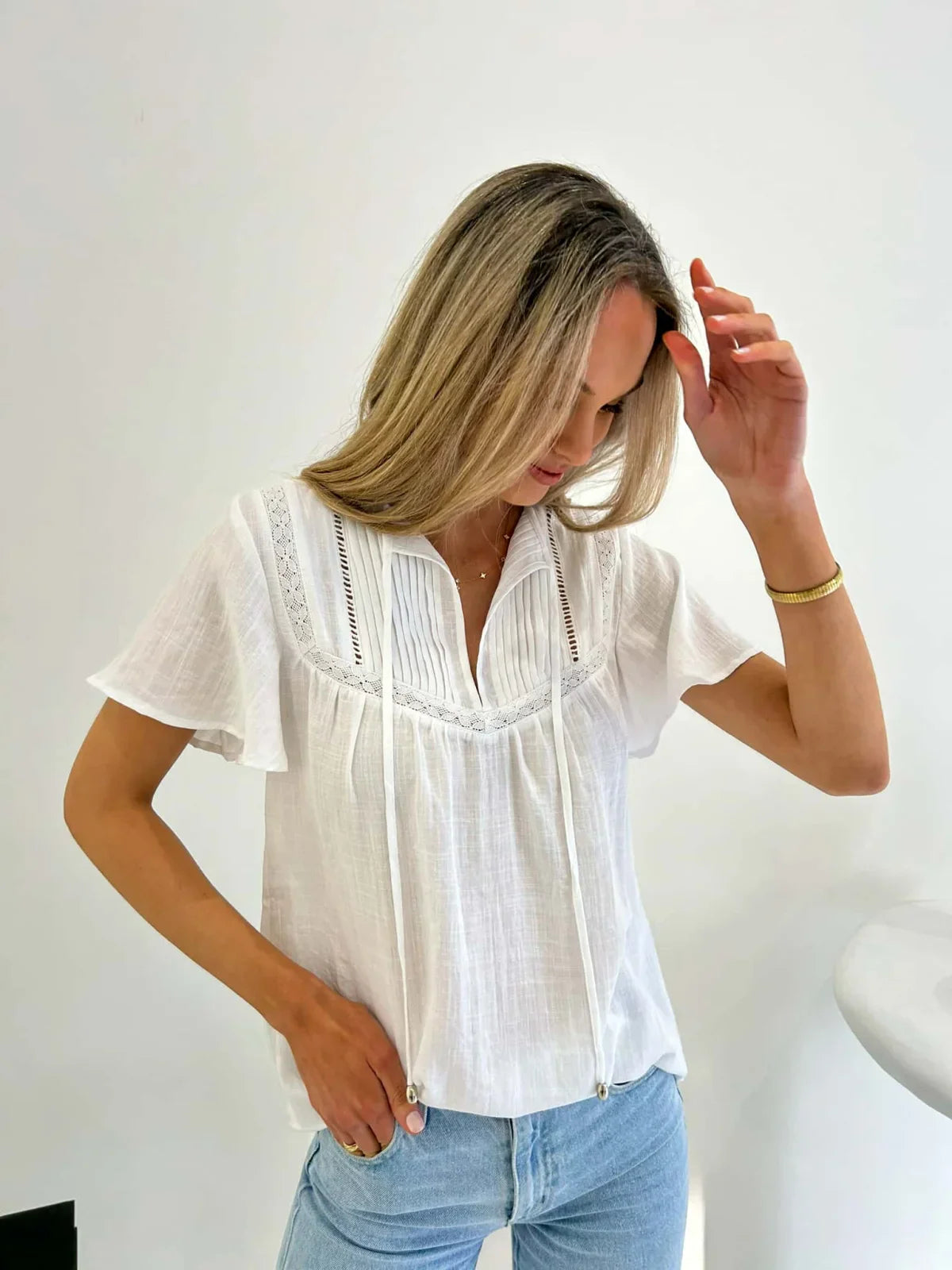 Angelique Blouse - White
