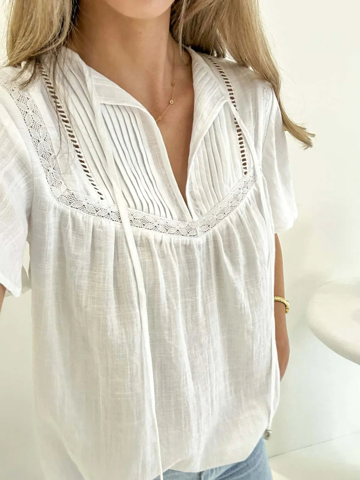 Angelique Blouse - White