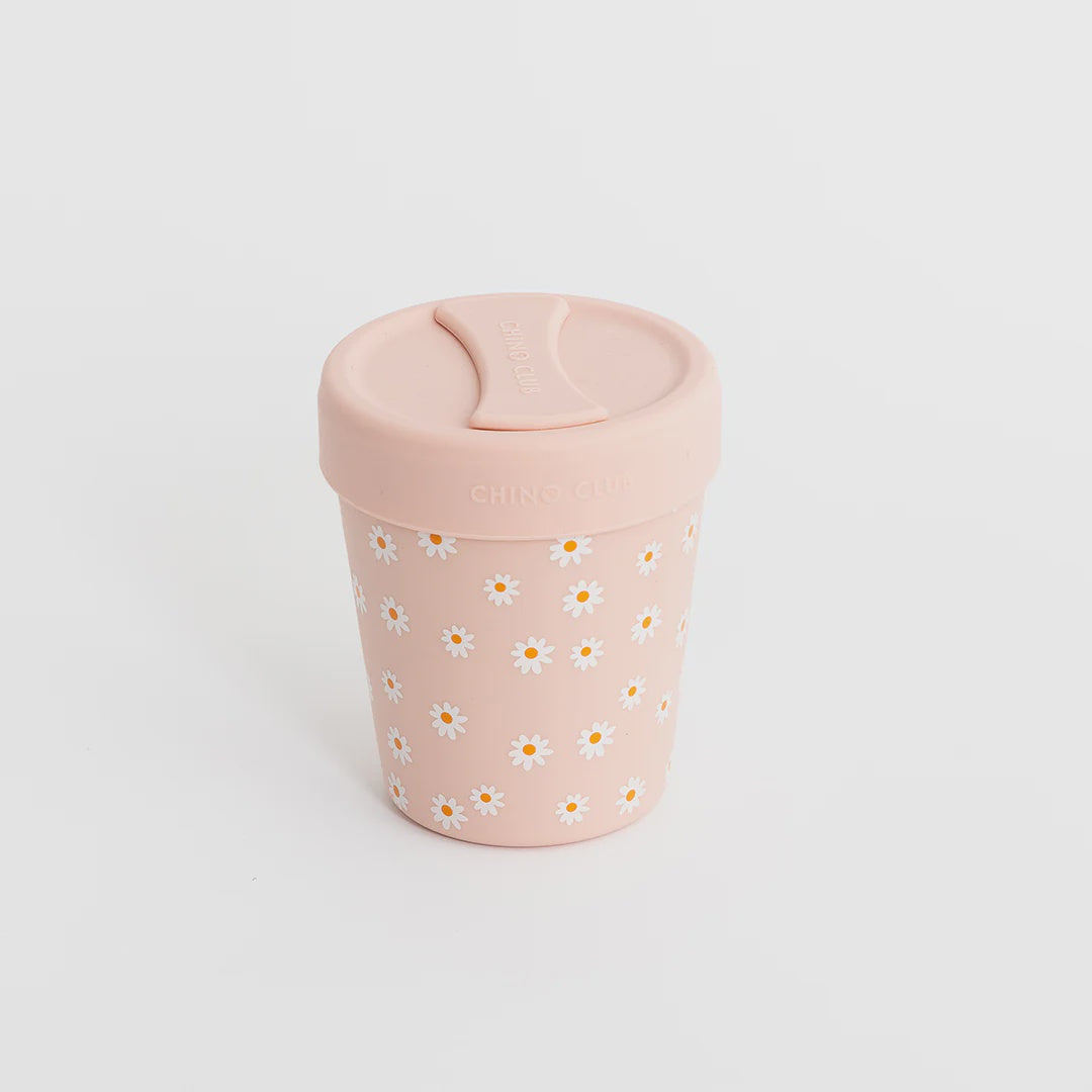 Stainless Steel Coffee Cup 8oz - Daisy