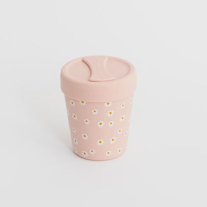 Stainless Steel Coffee Cup 8oz - Daisy
