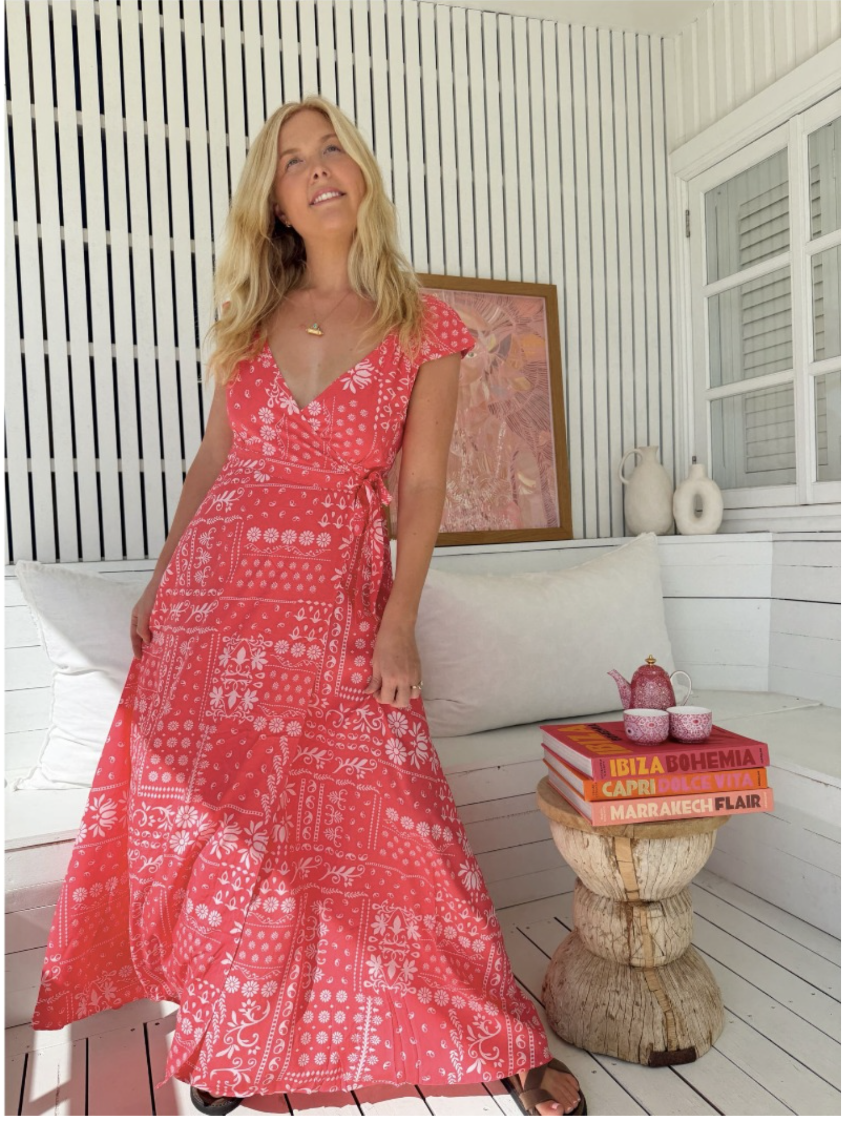 Remy Maxi Dress - Hibisca Print