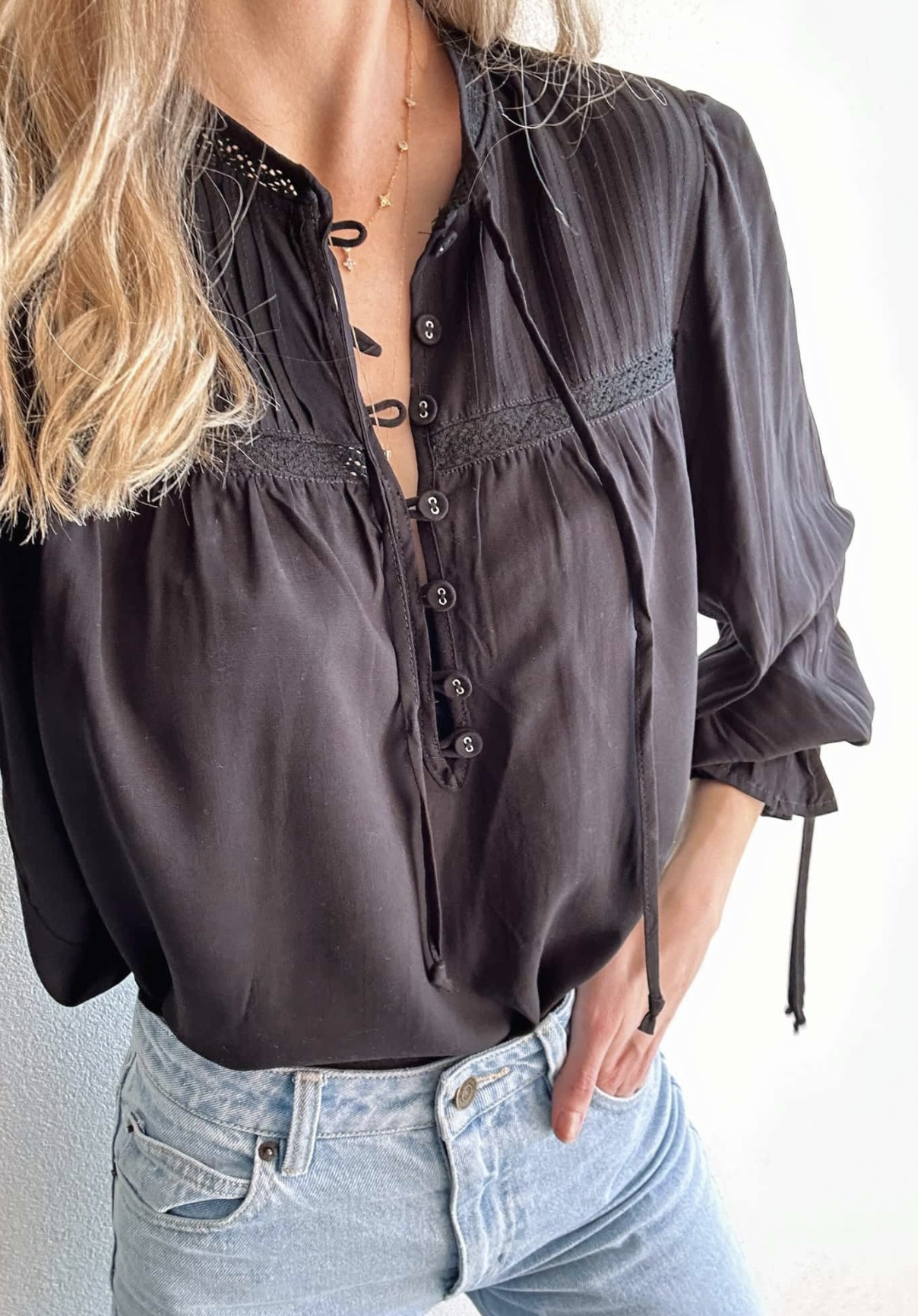 Bowie Blouse - Black