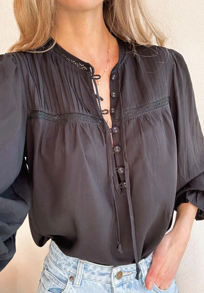 Bowie Blouse - Black