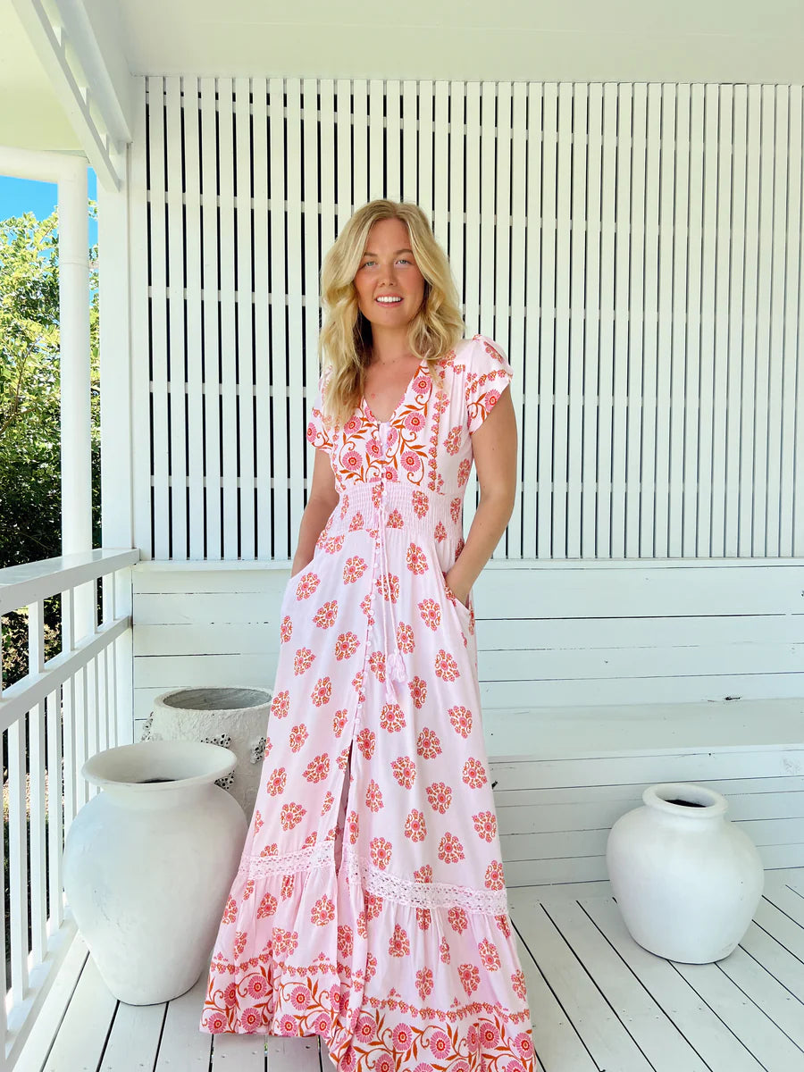 Romi Maxi Dress - Desert Wildflowers Print