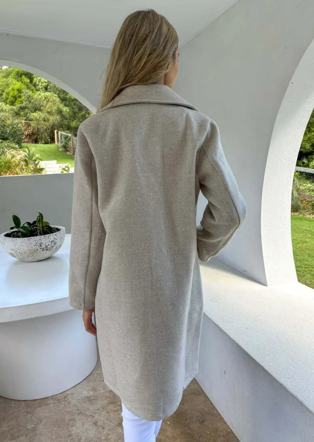 The Melbourne Coat - Oatmeal
