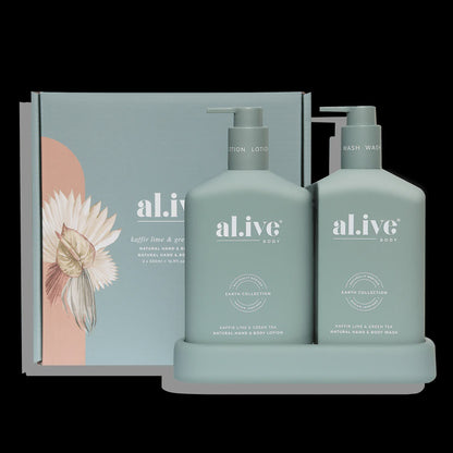 Wash & Lotion Duo - Kaffir Lime & Green Tea by Al.ive