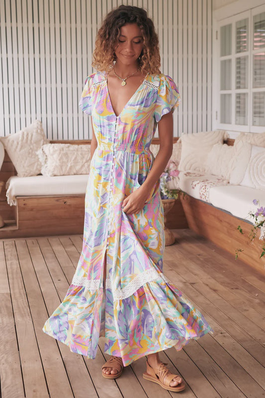 Carmen Dress - Bahamas Print