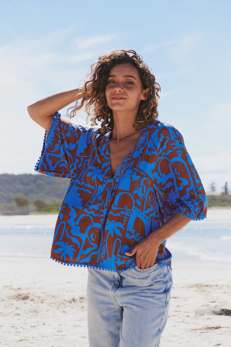 Beautiful Boho Chic Top Oversized