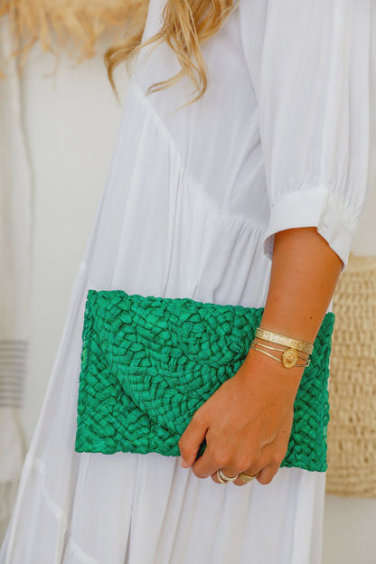 Woven Boho Chic Clutch