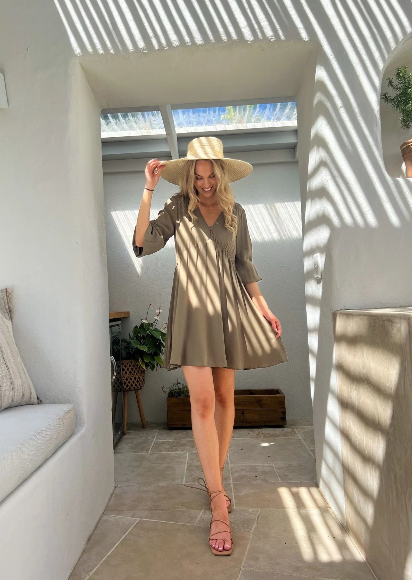 Yasmin Dress - Olive